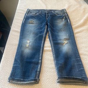 Silver Jean Aiko Jean Capris